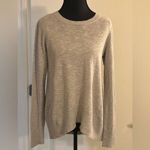 Eileen Fisher High Low Organic Linen/Cotton Sweater. Size XS (Oversized)